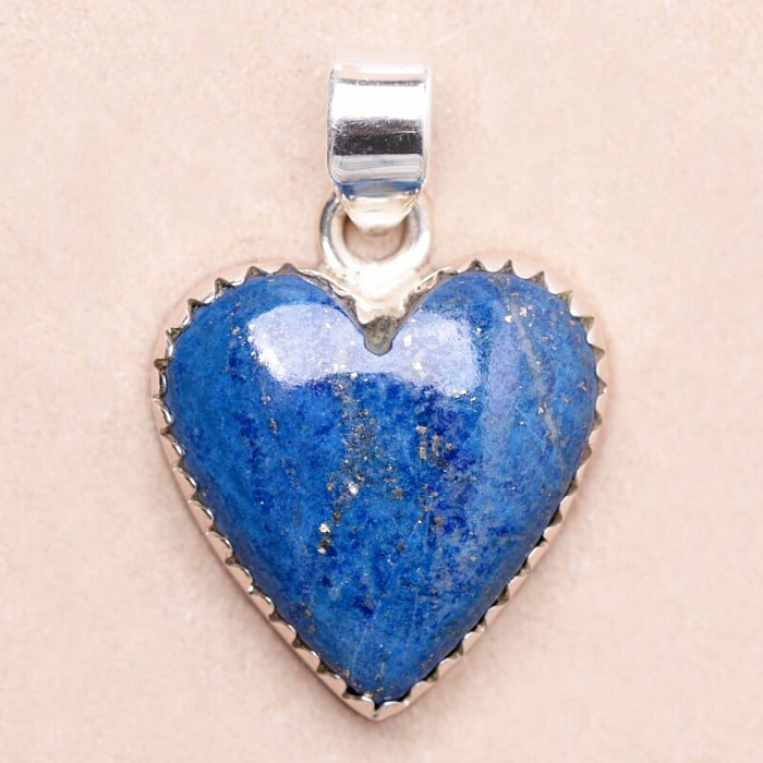 Lapis Lazuli přívěsek stříbro Ag 925 32330 - 2 cm
