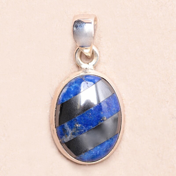 Lapis Lazuli přívěsek stříbro Ag 925 60602 - 1