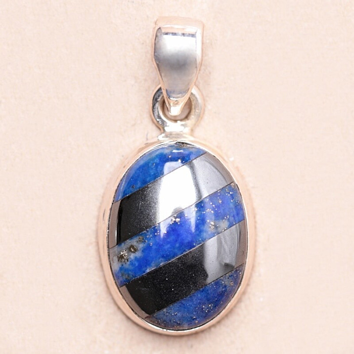 Lapis Lazuli přívěsek stříbro Ag 925 60607 - 1