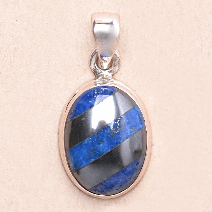 Lapis Lazuli přívěsek stříbro Ag 925 69161 - 1