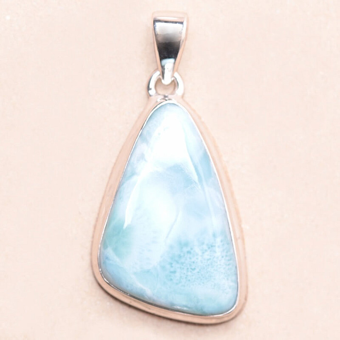 Larimar přívěsek stříbro Ag 925 LOT395 - 3 cm