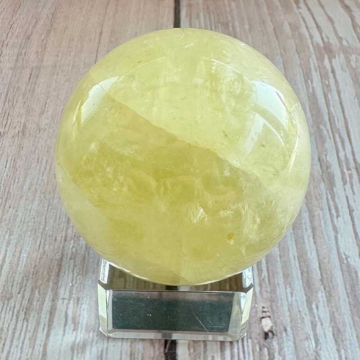 Citrín lemon koule 12 - ø 5 cm