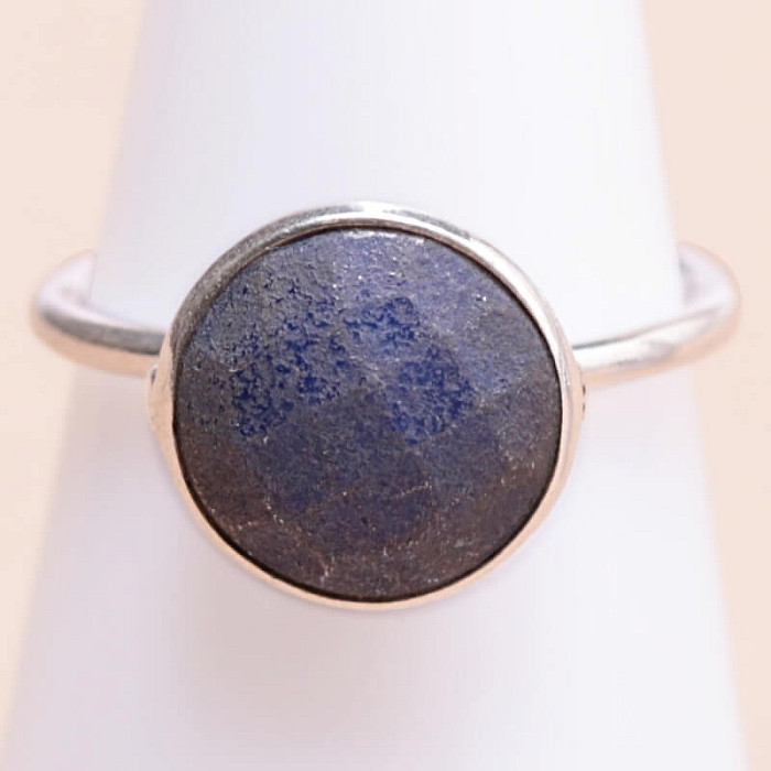 Lapis Lazuli prsten stříbro Ag 925 33834 - 52 mm (US 6)