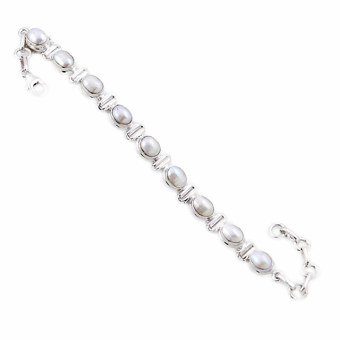 Perly náramek stříbro Ag 925 37666 - 16