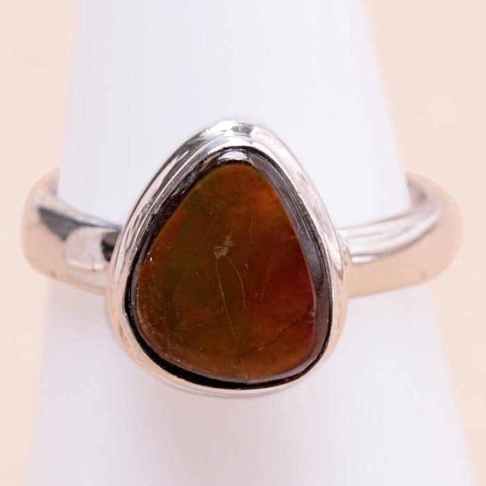 Amolit prsten stříbro Ag 925 KO287 - 52 mm (US 6)