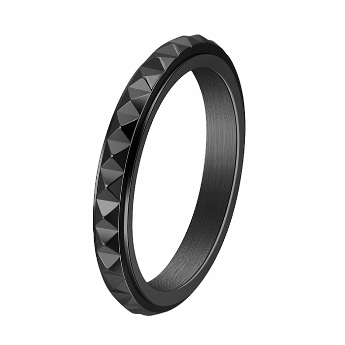 Pánský ocelový prsten Black Dynamic - 64 mm (US 12)