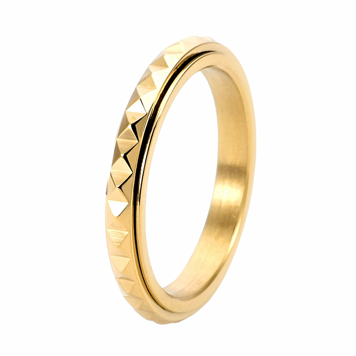 Pánský ocelový prsten Golden Dynamic - 56 mm (US 8)