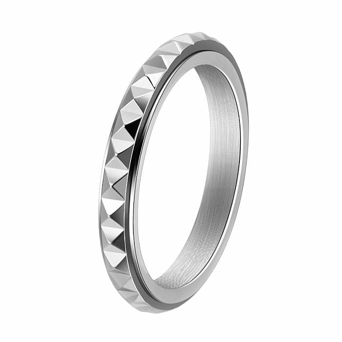 Pánský ocelový prsten Silver Dynamic - 64 mm (US 12)
