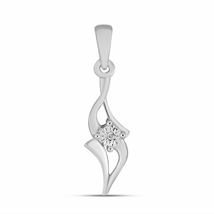 Přívěsek stříbrný s broušeným diamantem Ag 925 017387 DIA - 2