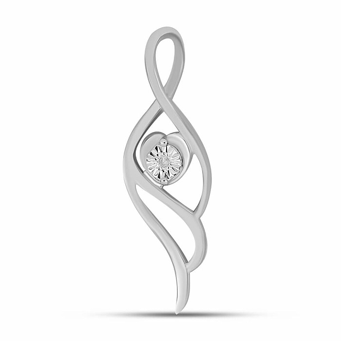 Přívěsek stříbrný s broušeným diamantem Ag 925 027160 DIA - 3