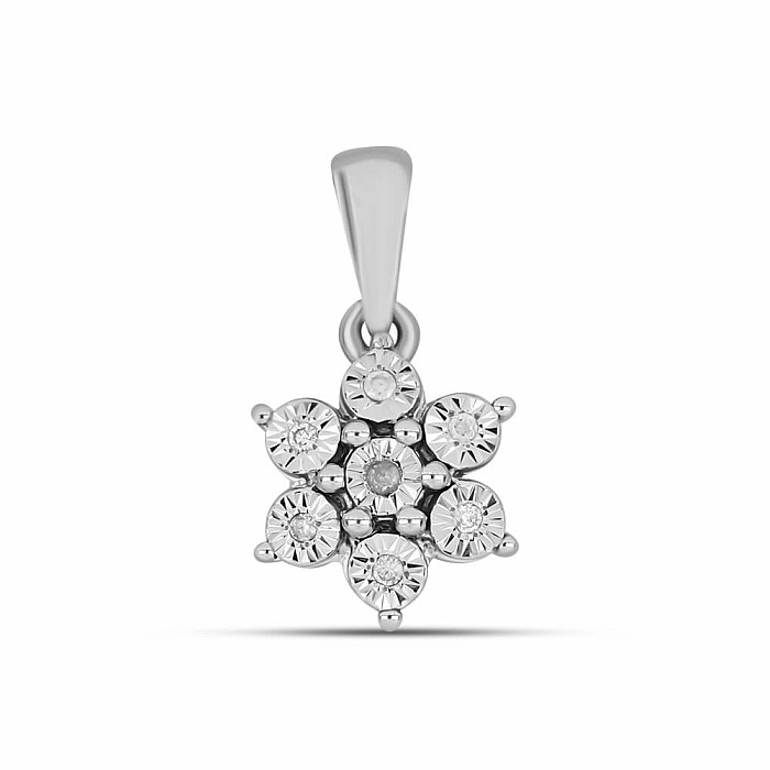 Přívěsek stříbrný s broušeným diamantem Ag 925 027283 DIA - 1