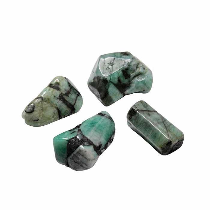 Smaragd tromlovaný AA kvalita - XL - cca 3 - 4 cm