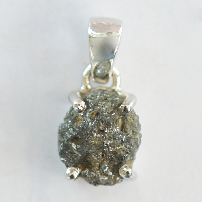 Diamant přírodní surový přívěsek stříbro Ag 925 LOT69 - 0