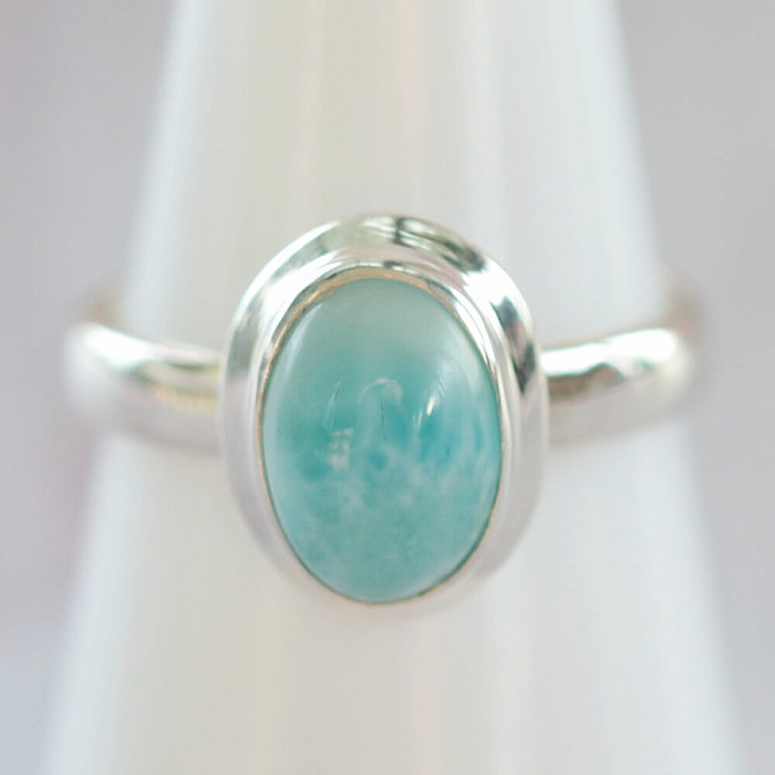 Larimar prsten stříbro Ag 925 41114 - 59 mm (US 9)