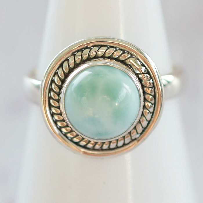 Larimar prsten stříbro Ag 925 43151 - 54 mm (US 7)