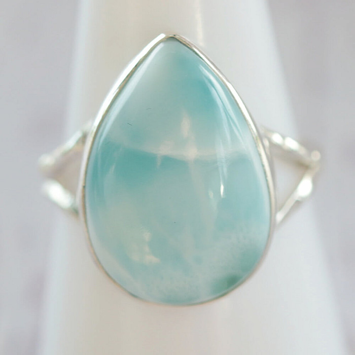 Larimar prsten stříbro Ag 925 43780 - 60 mm (US 9