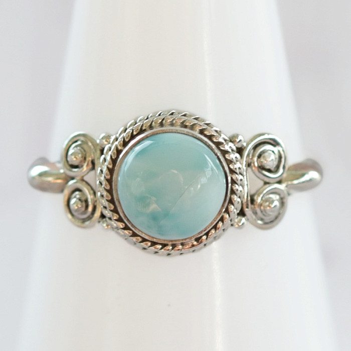 Larimar prsten stříbro Ag 925 62835 - 57 mm (US 8)