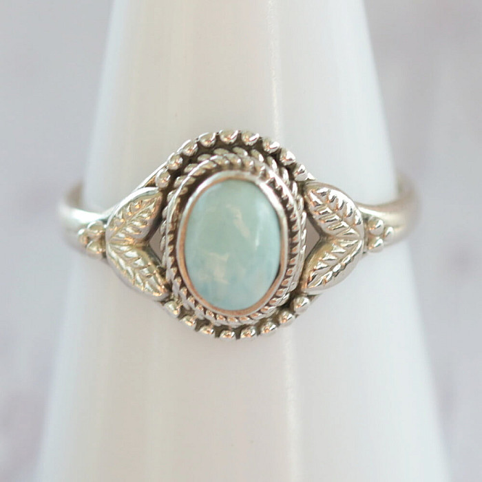 Larimar prsten stříbro Ag 925 64211 - 57 mm (US 8)