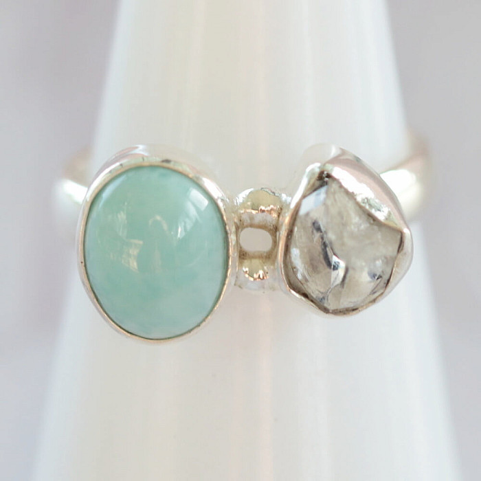 Larimar prsten stříbro Ag 925 85347 - 54 mm (US 7)