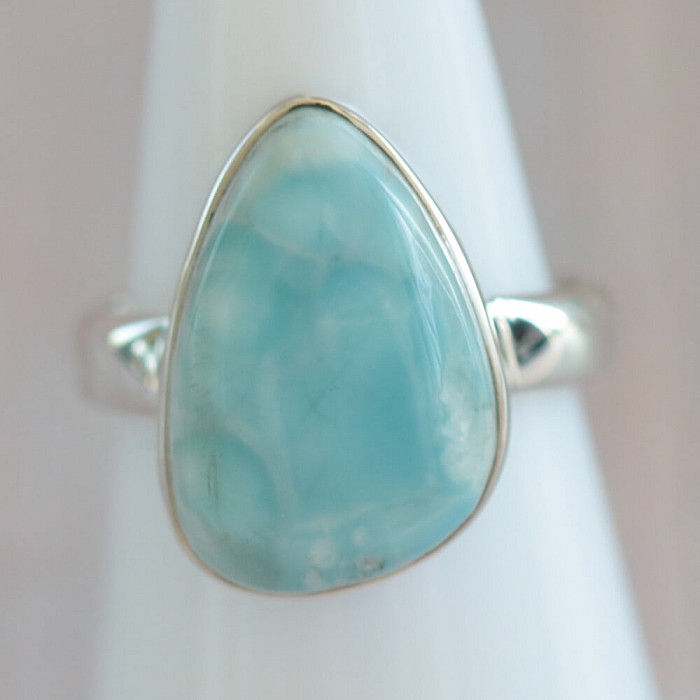 Larimar prsten stříbro Ag 925 LOT392 - 52 mm (US 6)