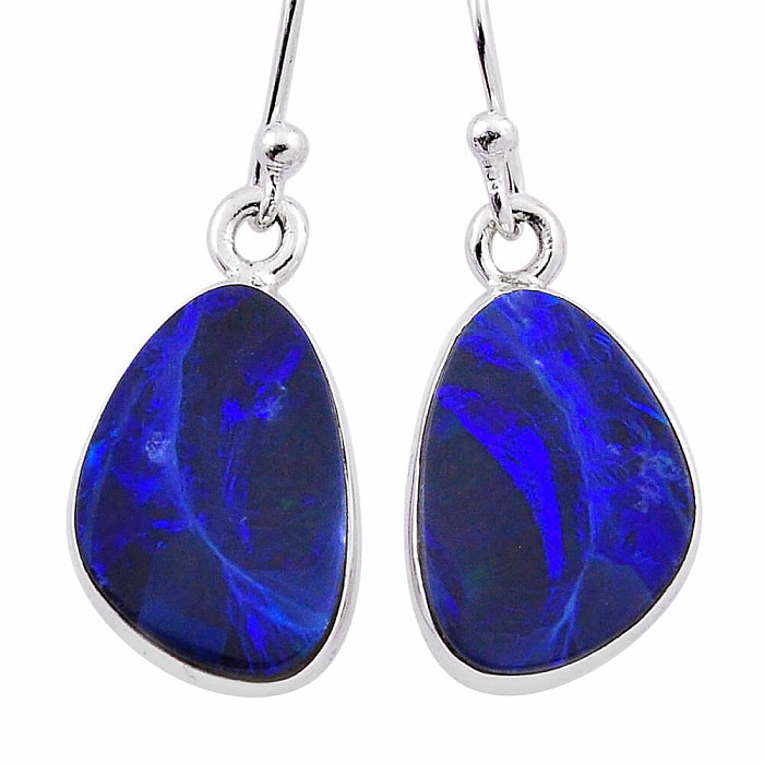 Opál australský náušnice stříbro Ag 925 32347 - 1