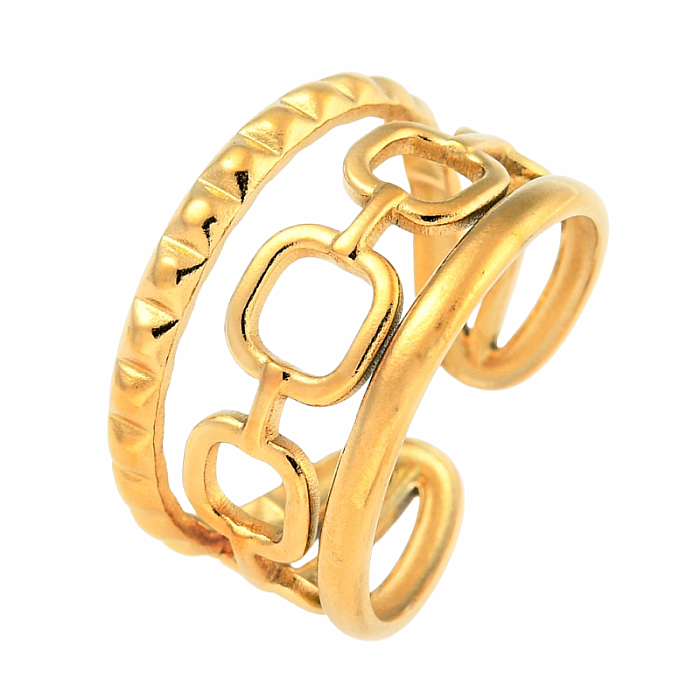 Prsten pro čarodějku Síla v jednotě zlatá - 53 mm (US 6