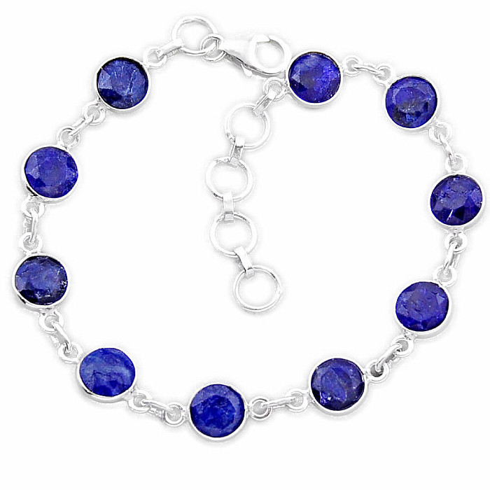 Safír náramek stříbro Ag 925 41309 - 18 - 20