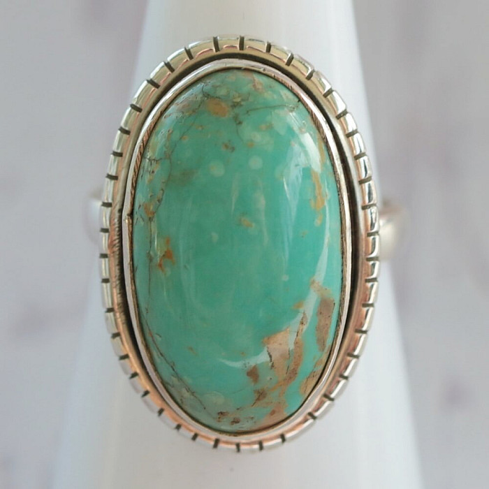 Tyrkys Mohave prsten stříbro Ag 925 46971 - 51 mm (US 5