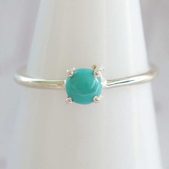 Tyrkys Sleeping Beauty prsten Ag 925 45832 - 54 mm (US 7)