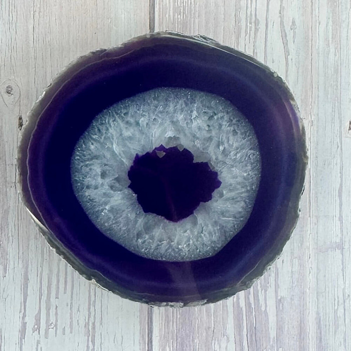 Achát leštěný plátek 1 - cca 10