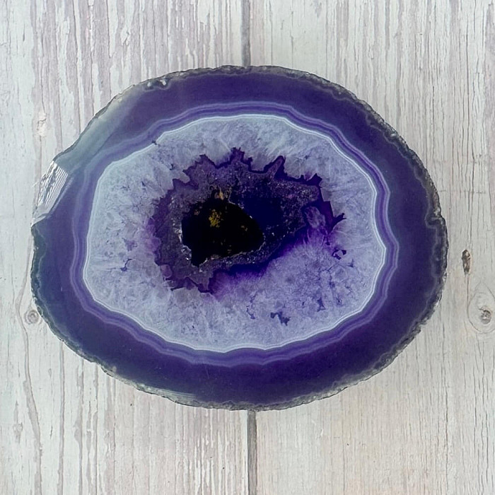 Achát leštěný plátek 10 - cca 10