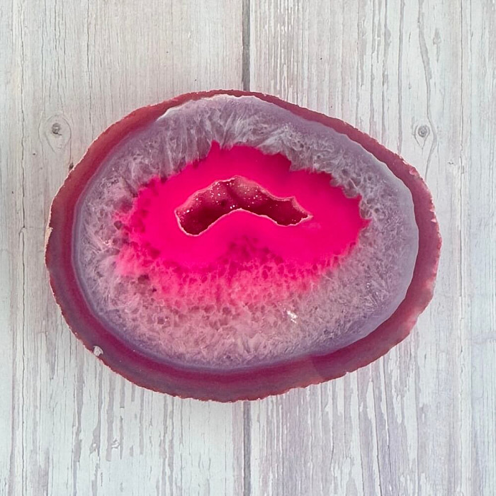 Achát leštěný plátek 5 - cca 12