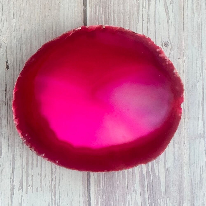 Achát leštěný plátek 6 - cca 12 x 10