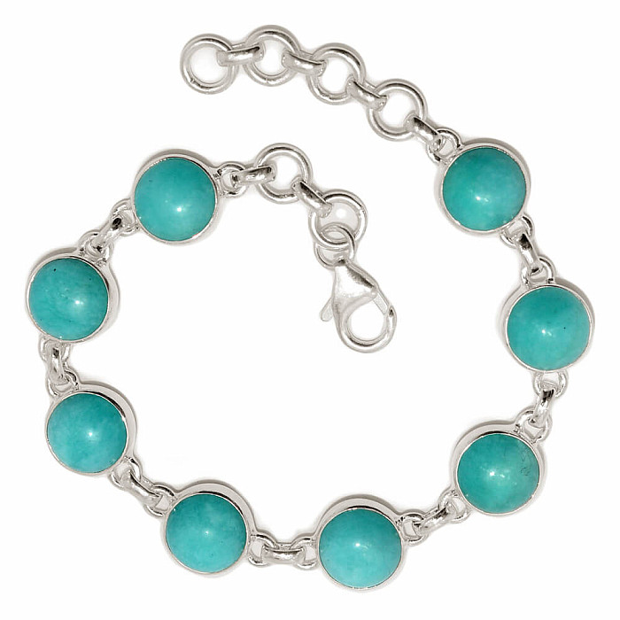 Amazonit náramek stříbro Ag 925 B35 - 18 - 20