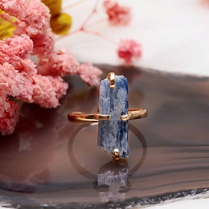 Be Beautiful Kyanit surový prsten 25 - od 54 mm (US 7)