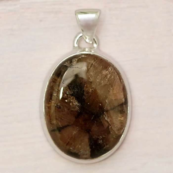 Chiastolit přívěsek stříbro Ag 925 P1551 - 2