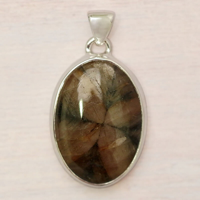 Chiastolit přívěsek stříbro Ag 925 P1554 - 2