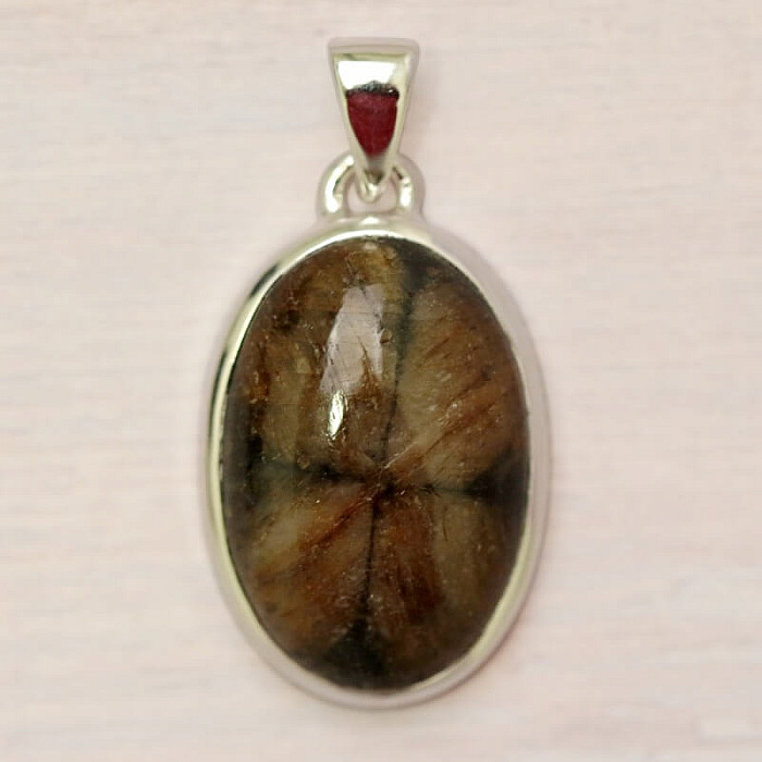 Chiastolit přívěsek stříbro Ag 925 P1556 - 2