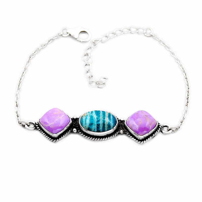 Fosfosiderit náramek stříbro Ag 925 49132 - 17 - 22