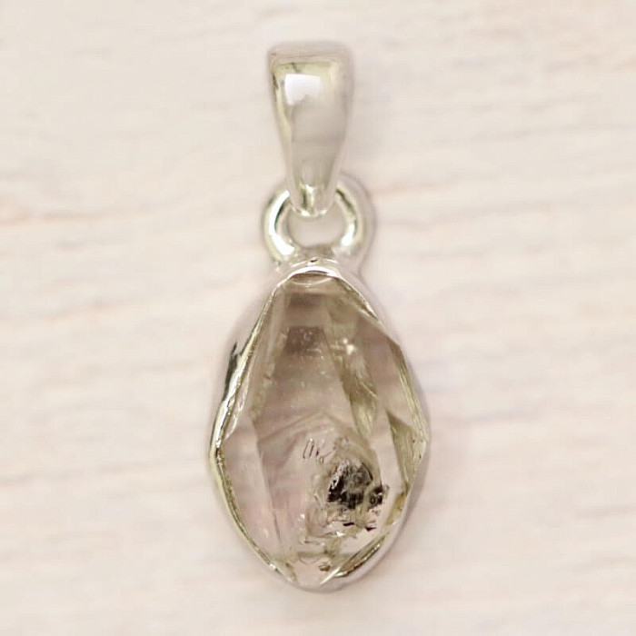 Herkimer diamant přívěsek stříbro Ag 925 LOT183 - 1