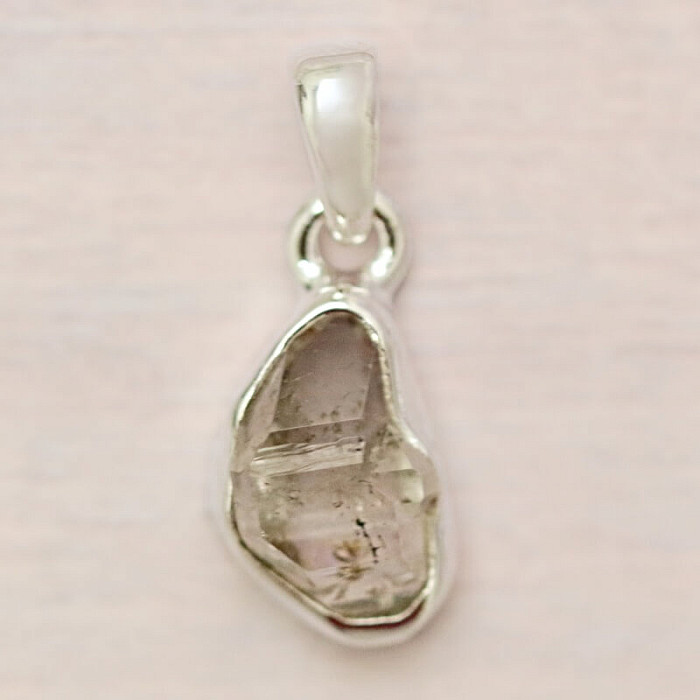 Herkimer diamant přívěsek stříbro Ag 925 LOT186 - 1