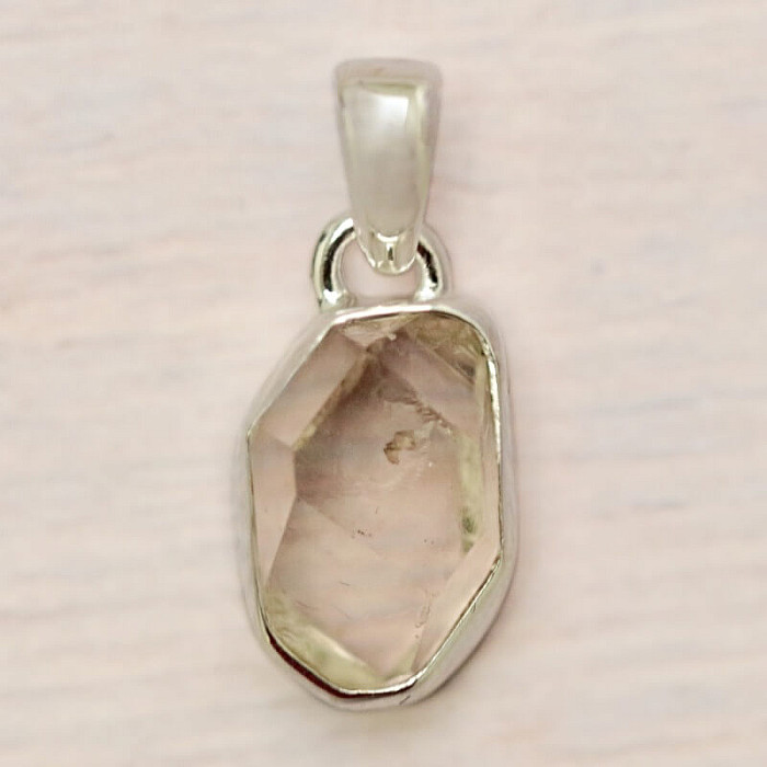 Herkimer diamant přívěsek stříbro Ag 925 LOT189 - 1