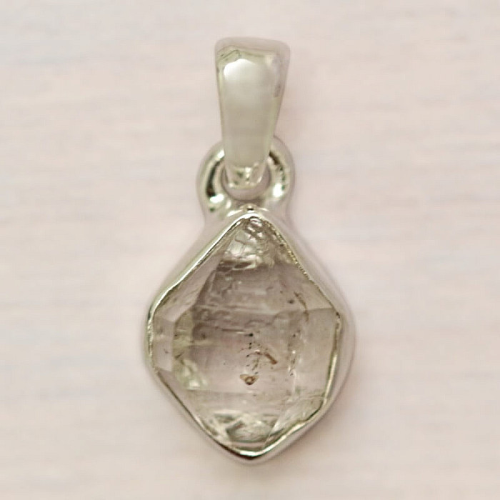 Herkimer diamant přívěsek stříbro Ag 925 LOT190 - 1