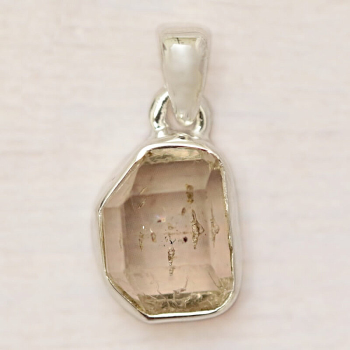 Herkimer diamant přívěsek stříbro Ag 925 LOT191 - 1