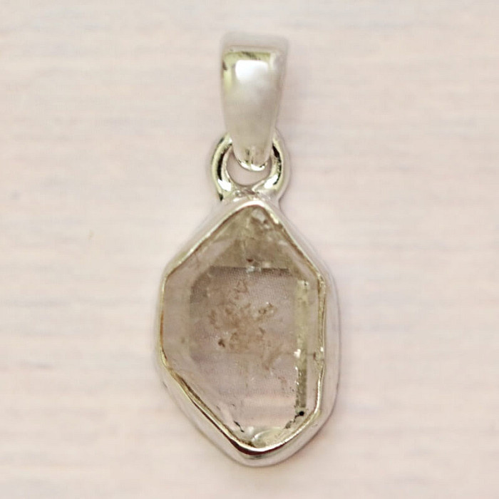 Herkimer diamant přívěsek stříbro Ag 925 LOT192 - 1
