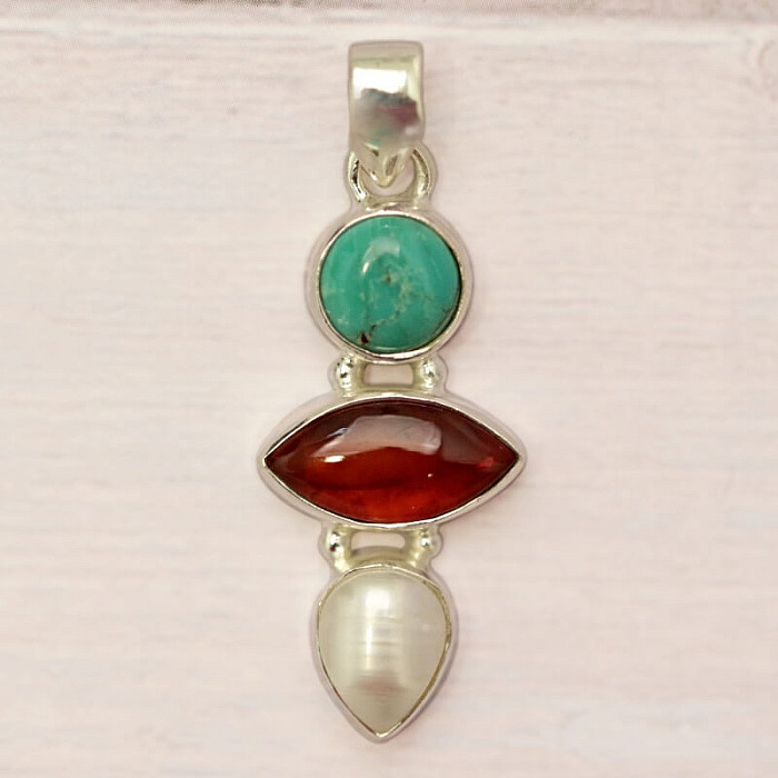 Jantar přívěsek stříbro Ag 925 86363 - 2