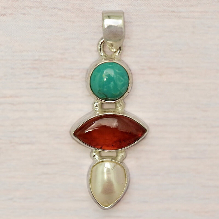 Jantar přívěsek stříbro Ag 925 86368 - 2