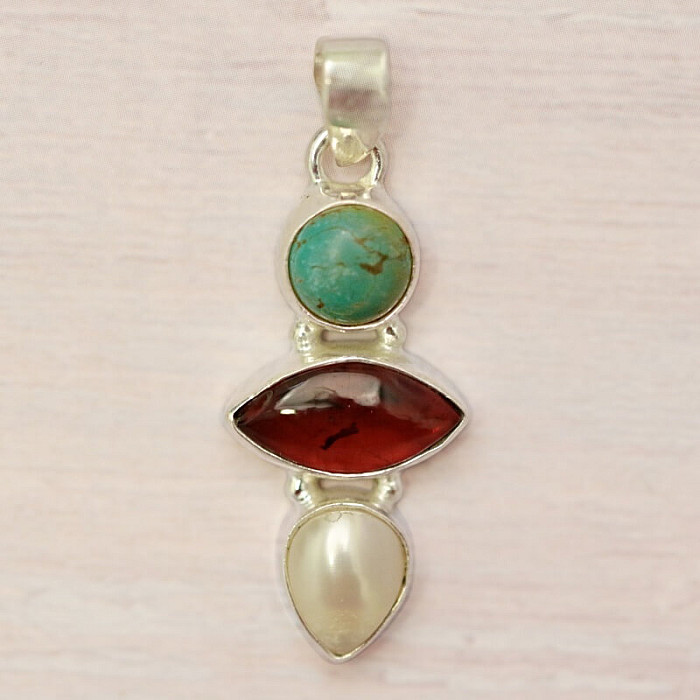 Jantar přívěsek stříbro Ag 925 86372 - 2