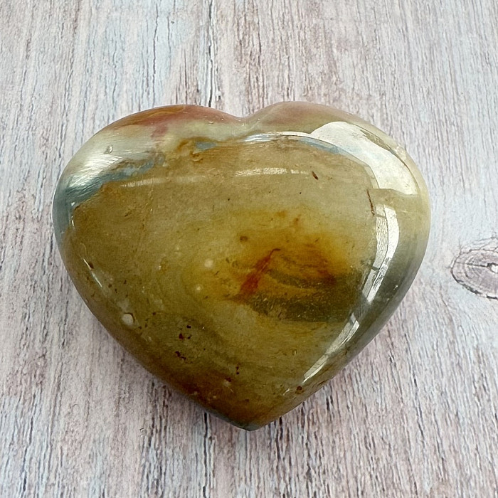 Jaspis polychromní srdce Madagaskar 17 - cca 6