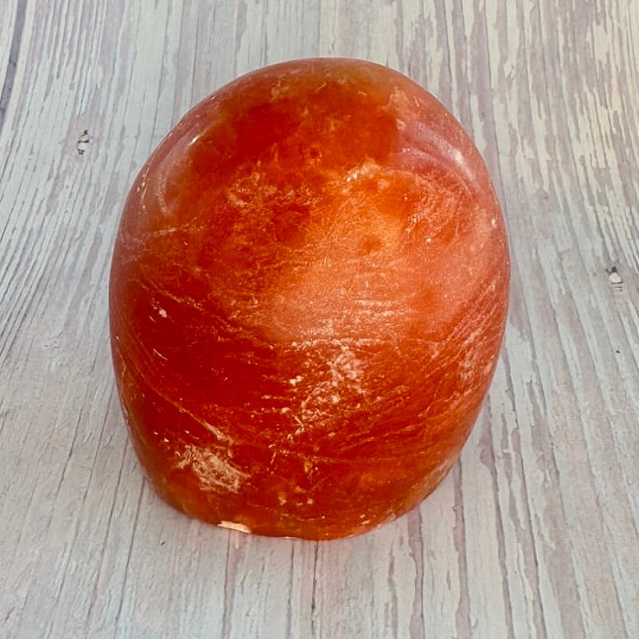 Kalcit oranžový leštěný velký freeform Madagaskar 10 - cca 5